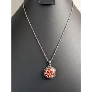 Ginger Snaps Silver Tone 16"-19" Necklace W/ Nine Snaps
